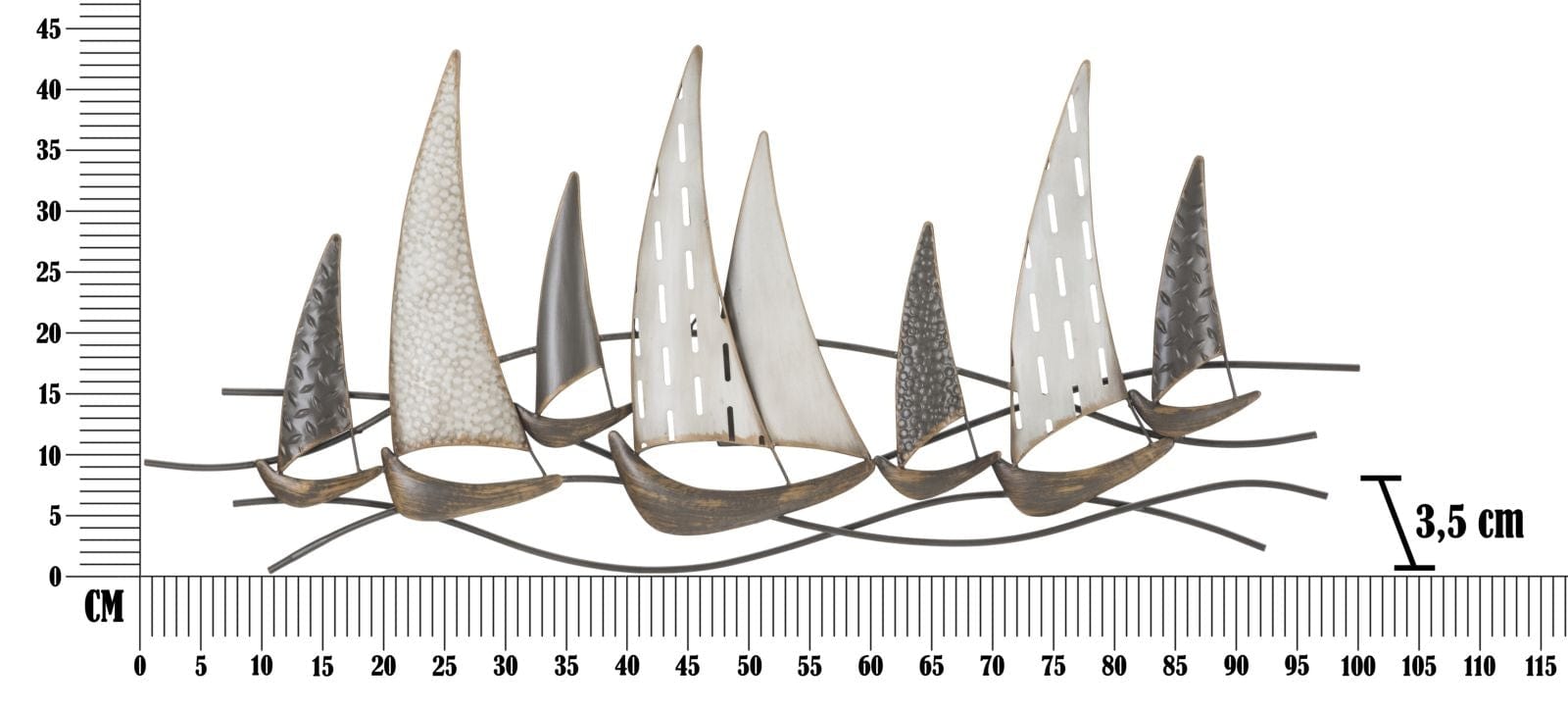 Pannello In Ferro Regata New cm 100x3x44 (5)