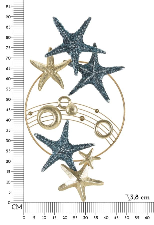 Pannello In Ferro Sea Star cm 50,2x3,8x90,8 (5)