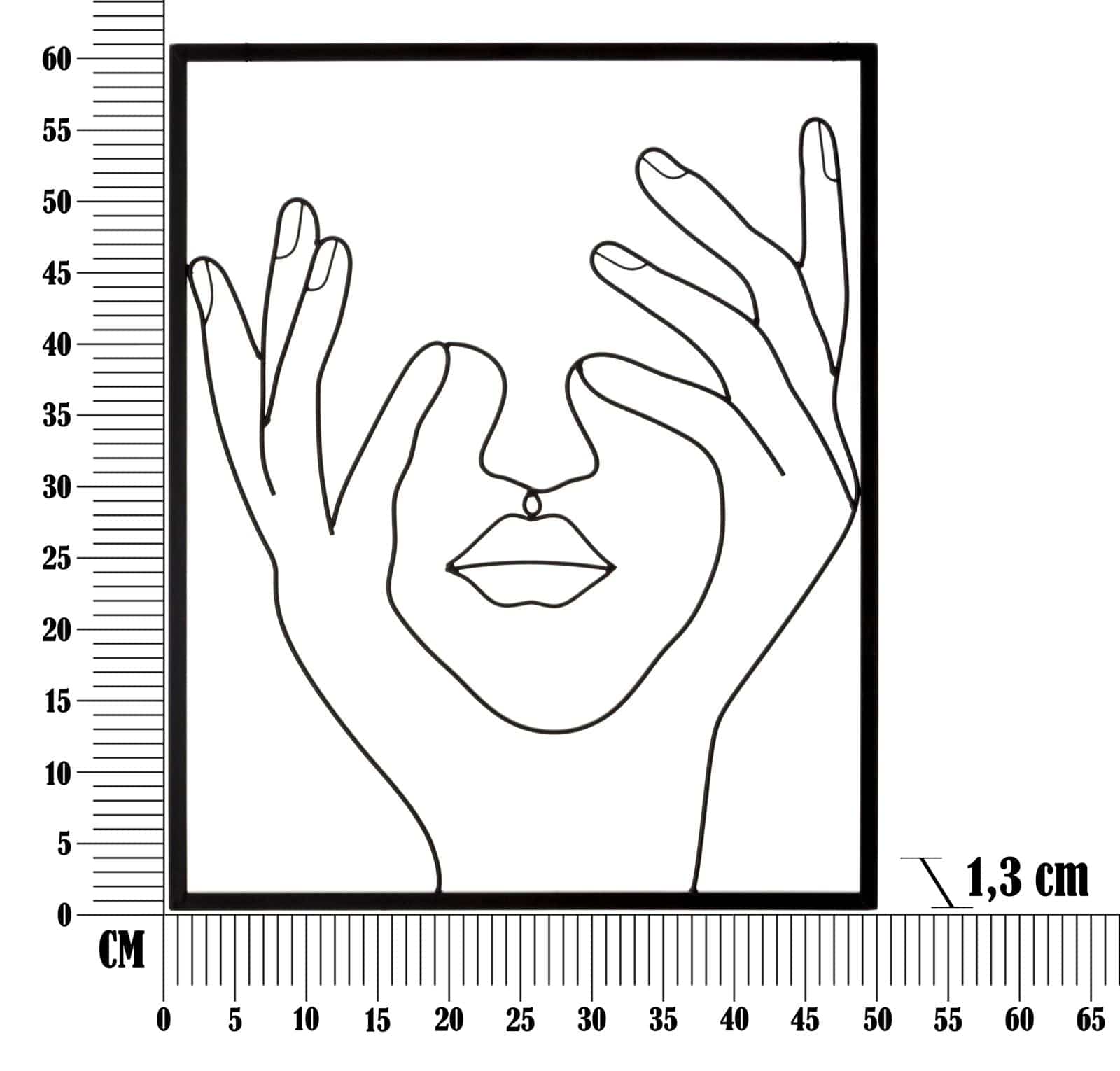 Pannello In Ferro Simply Face cm 50,5x1,3x61 (5)