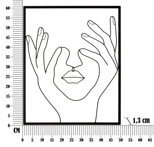 Pannello In Ferro Simply Face cm 50,5x1,3x61 (5)