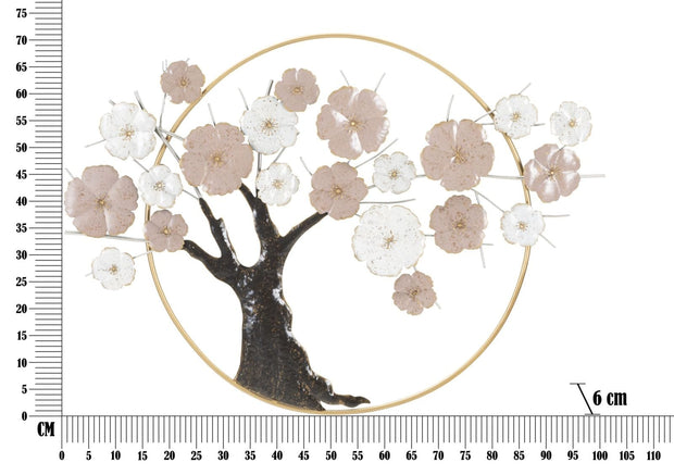 Pannello In Ferro Tree cm 101x6x72 (5)