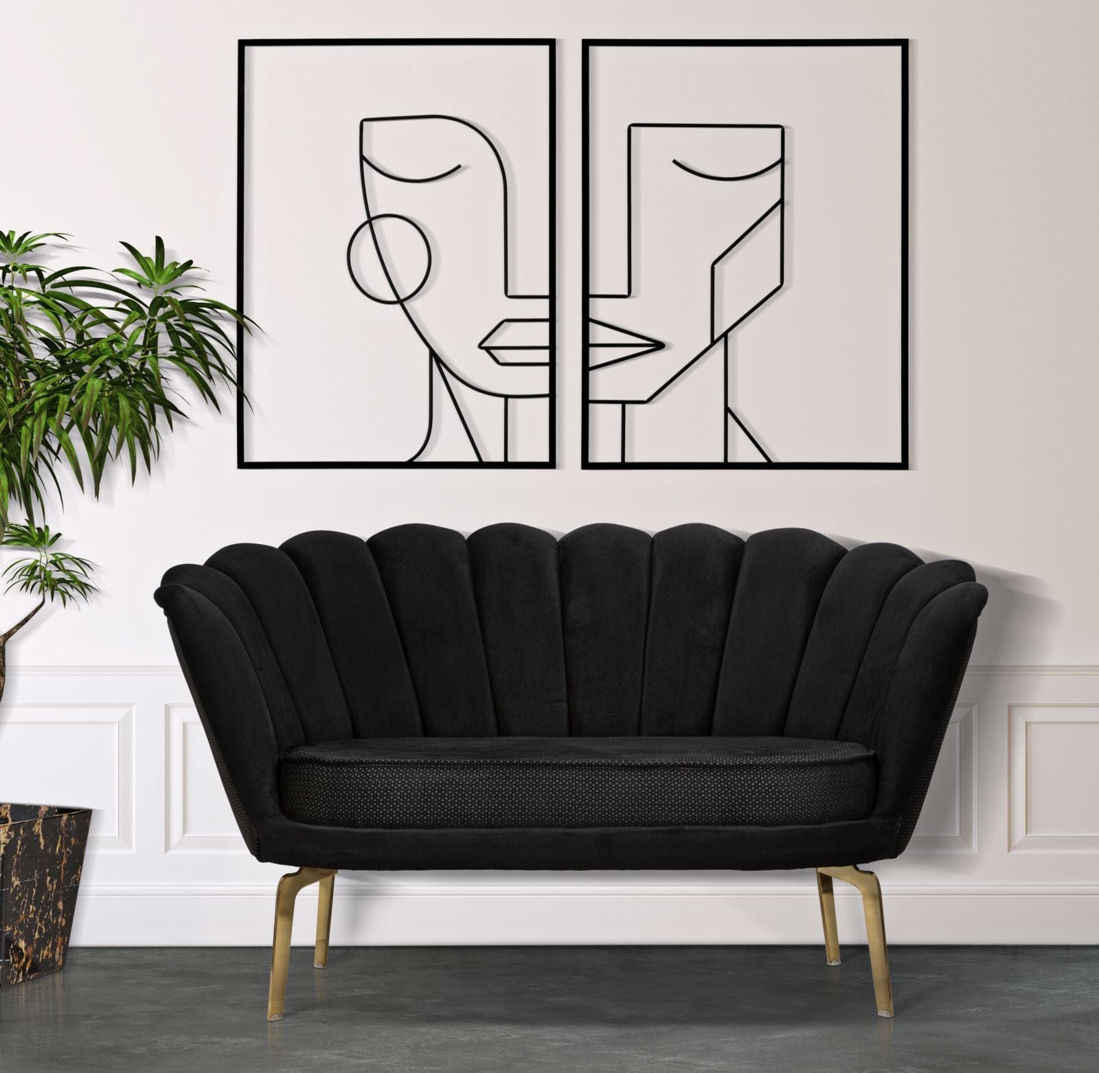 Pannello In Ferro Tribal Simply Coppia cm 60x1x80 (5)