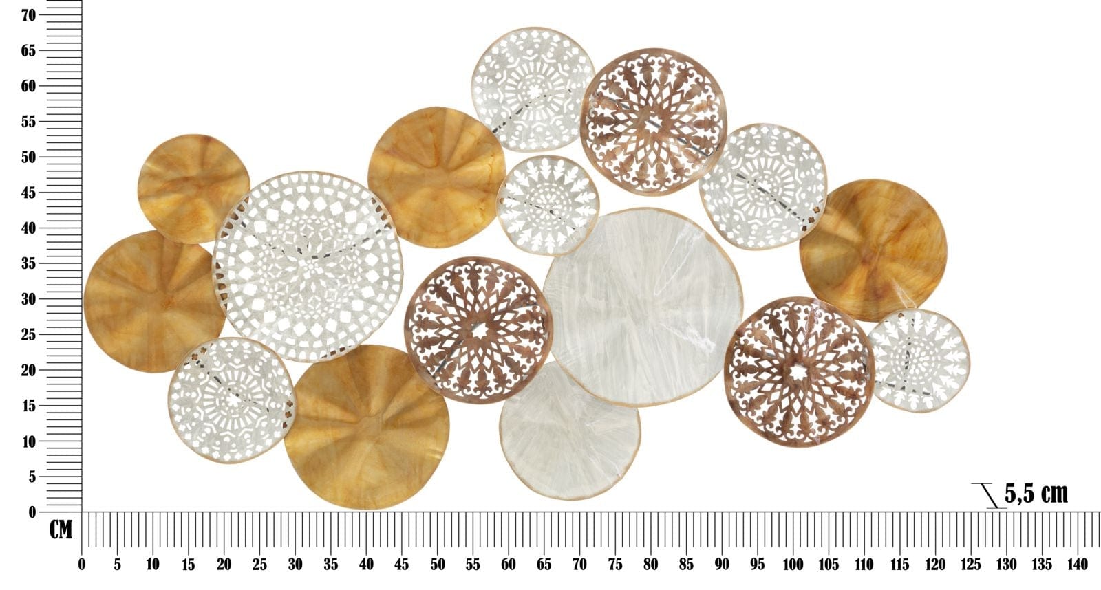 Pannello In Ferro Triby cm 125x5,5x68,5 (5)