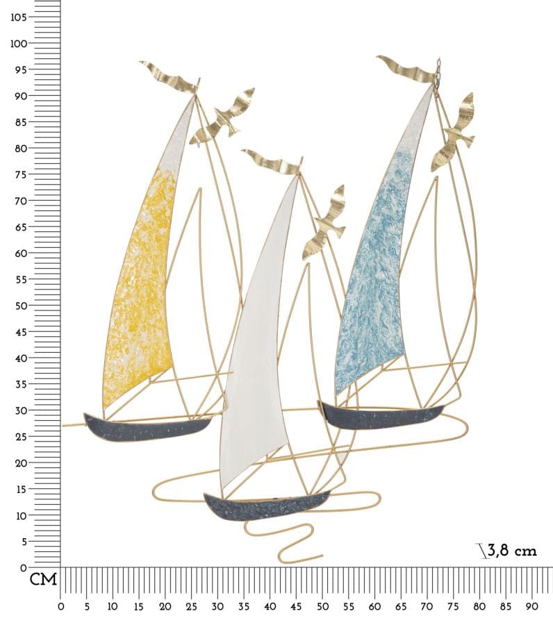 Pannello In Ferro Vela Color cm 78,7x3,8x97,8 (5)