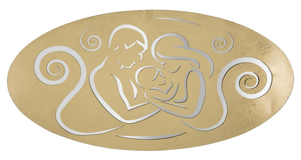 Pannello Nativity Gold -A- cm 120x2x60