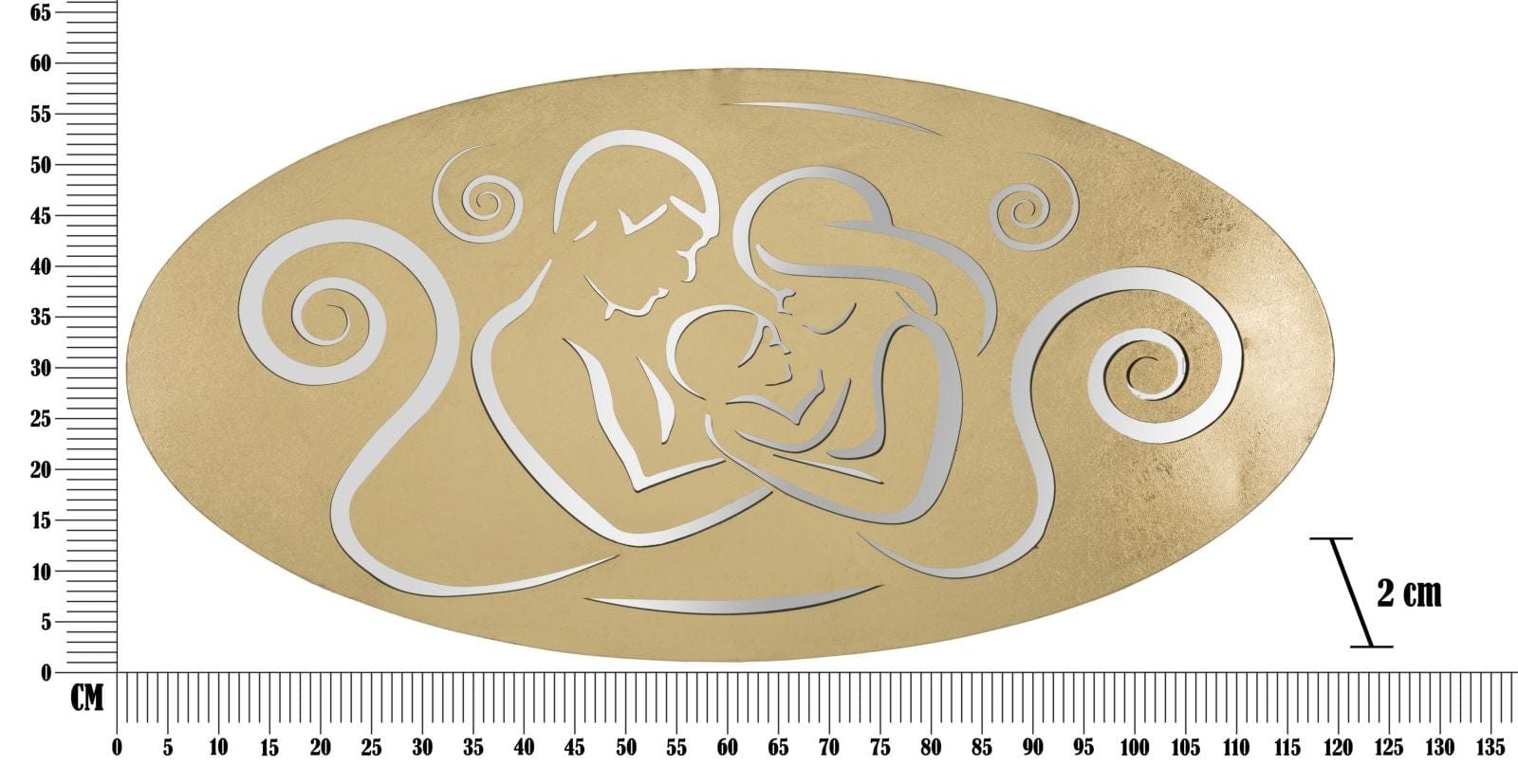 Pannello Nativity Gold -A- cm 120x2x60 (5)