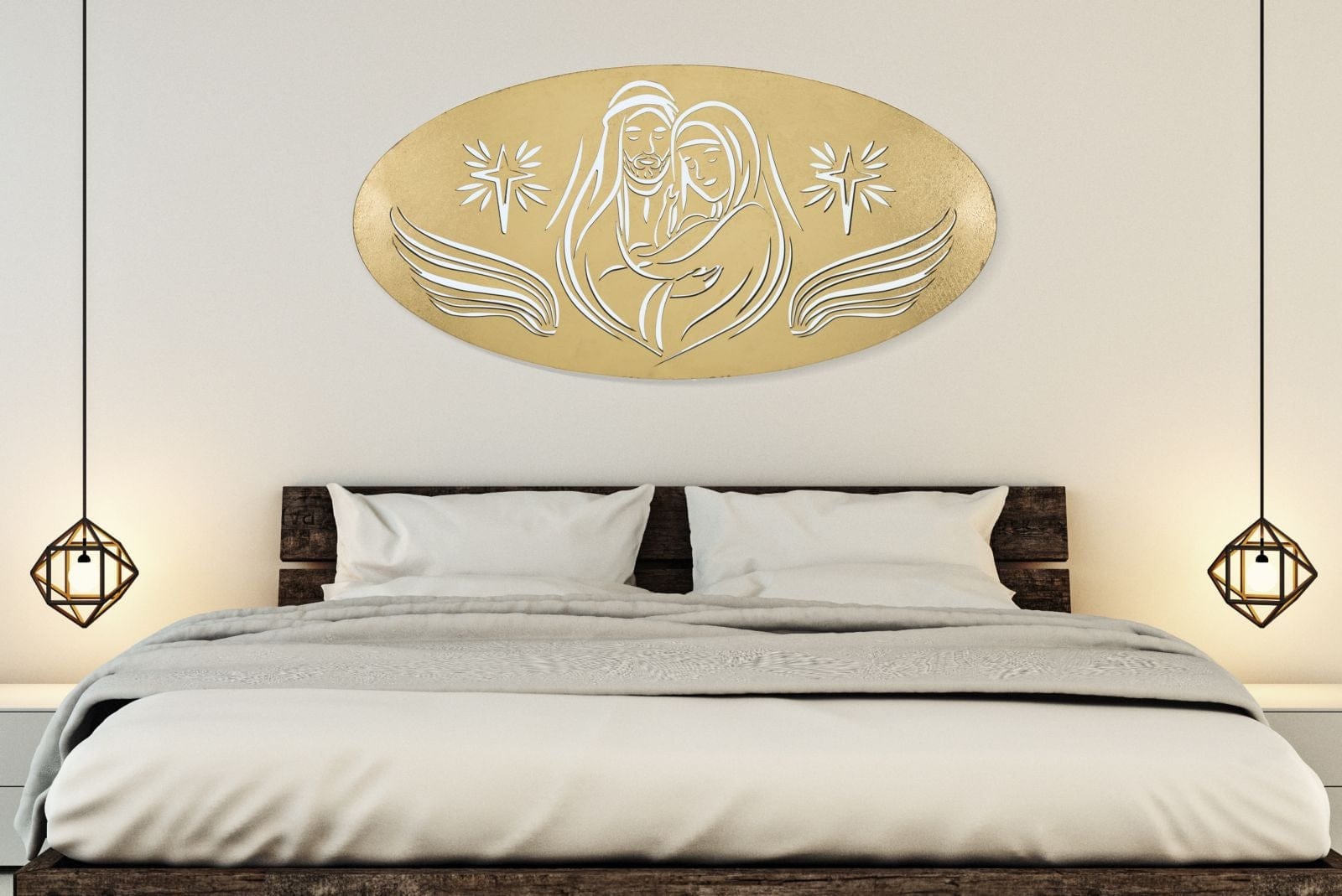 Pannello Nativity Gold -B- cm 120x2x60 (1)
