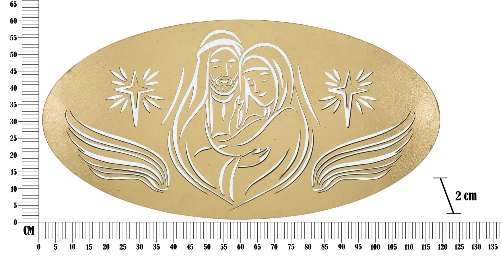 Pannello Nativity Gold -B- cm 120x2x60 (7)
