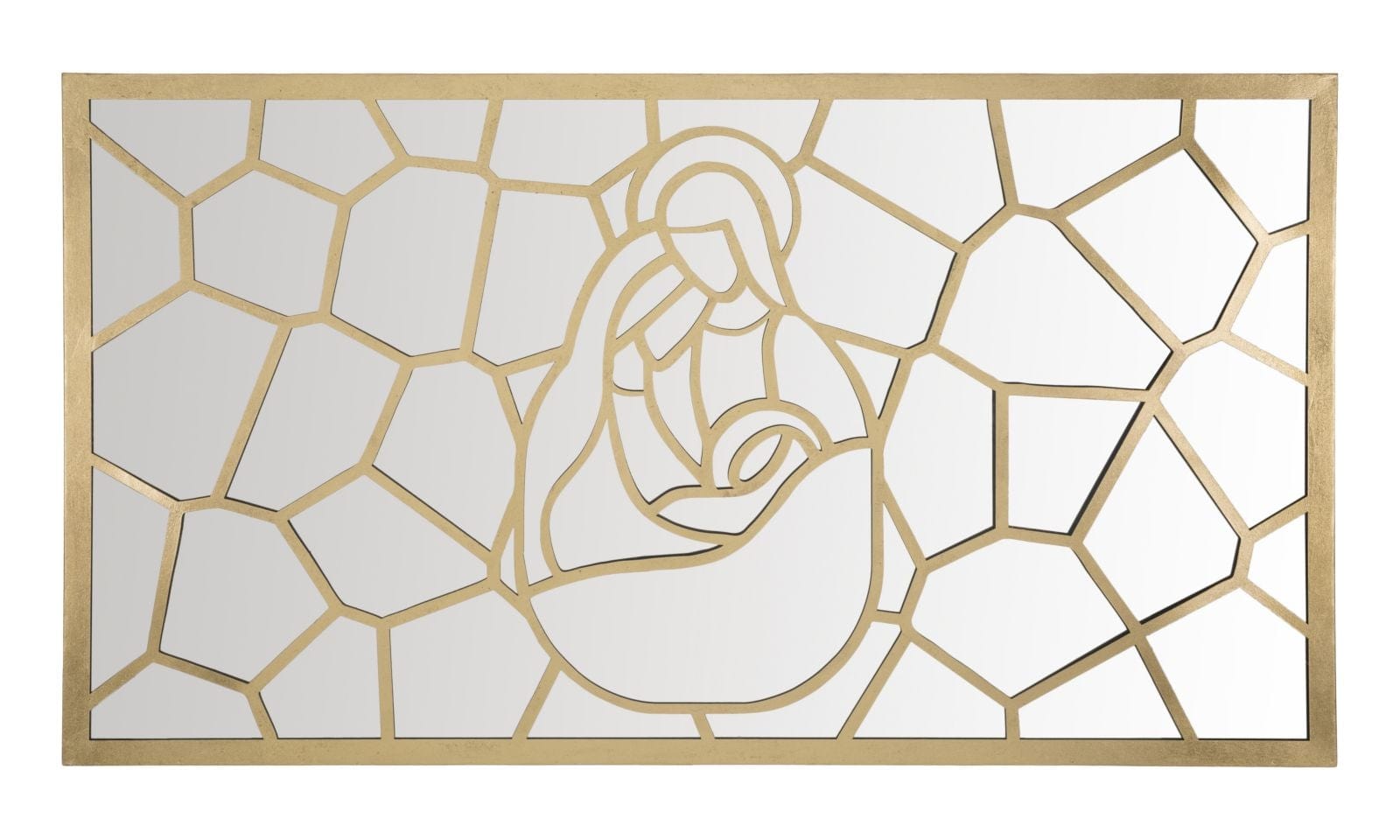 Pannello Nativity Gold Rett. cm 120x2x66