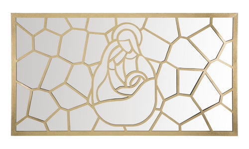 Pannello Nativity Gold Rett. cm 120x2x66