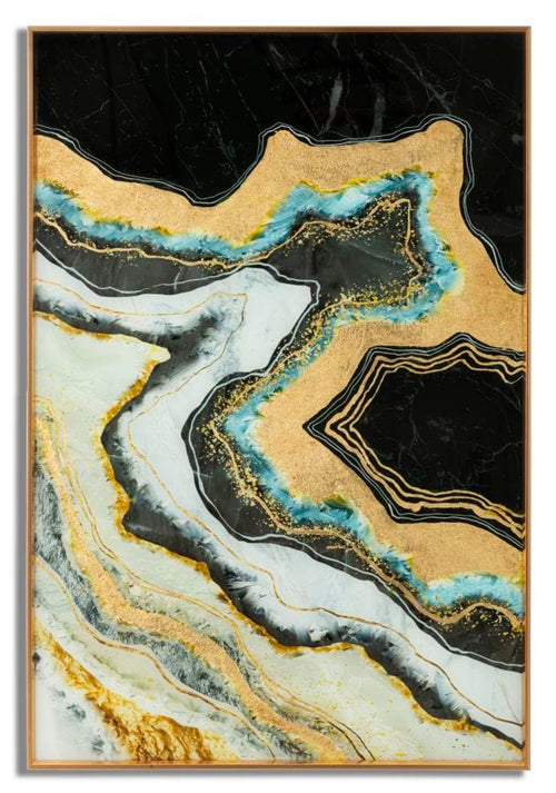 Pannello Vetro C/Cornice Darky cm 60x3,5x90