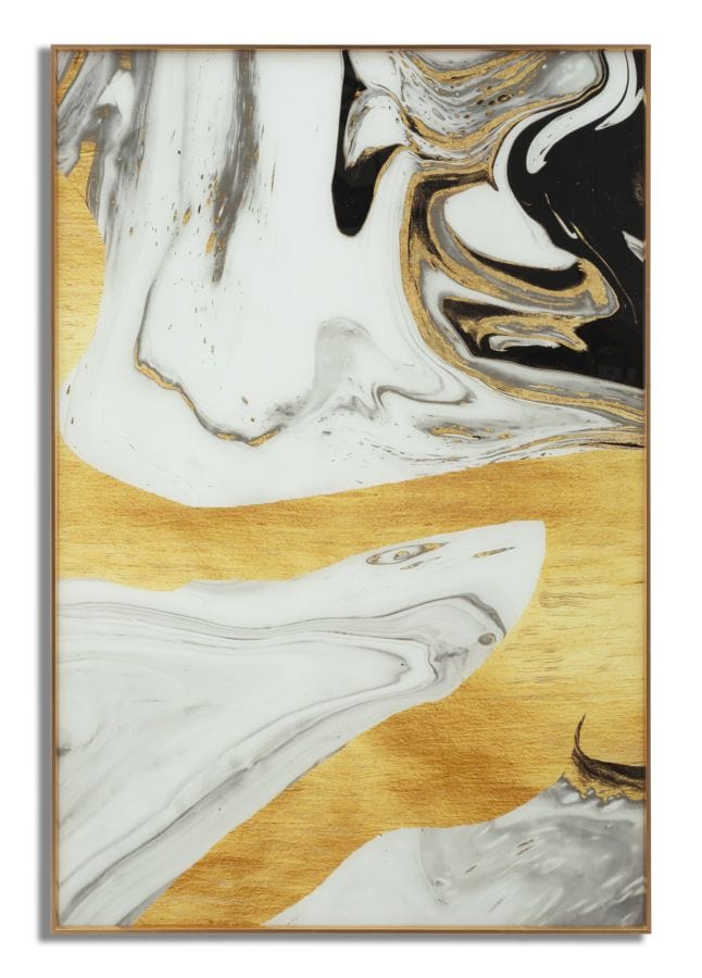Pannello Vetro C/Cornice Ghostly cm 80x3,5x120