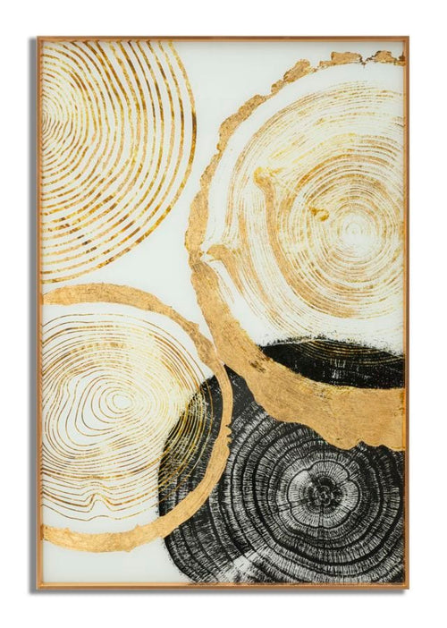 Pannello Vetro C/Cornice Woody cm 60x3,5x90