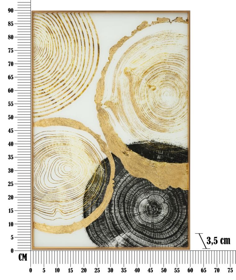 Pannello Vetro C/Cornice Woody cm 60x3,5x90 (6)