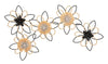 Pannelo In Ferro E Raffia Flow cm 60x4x35