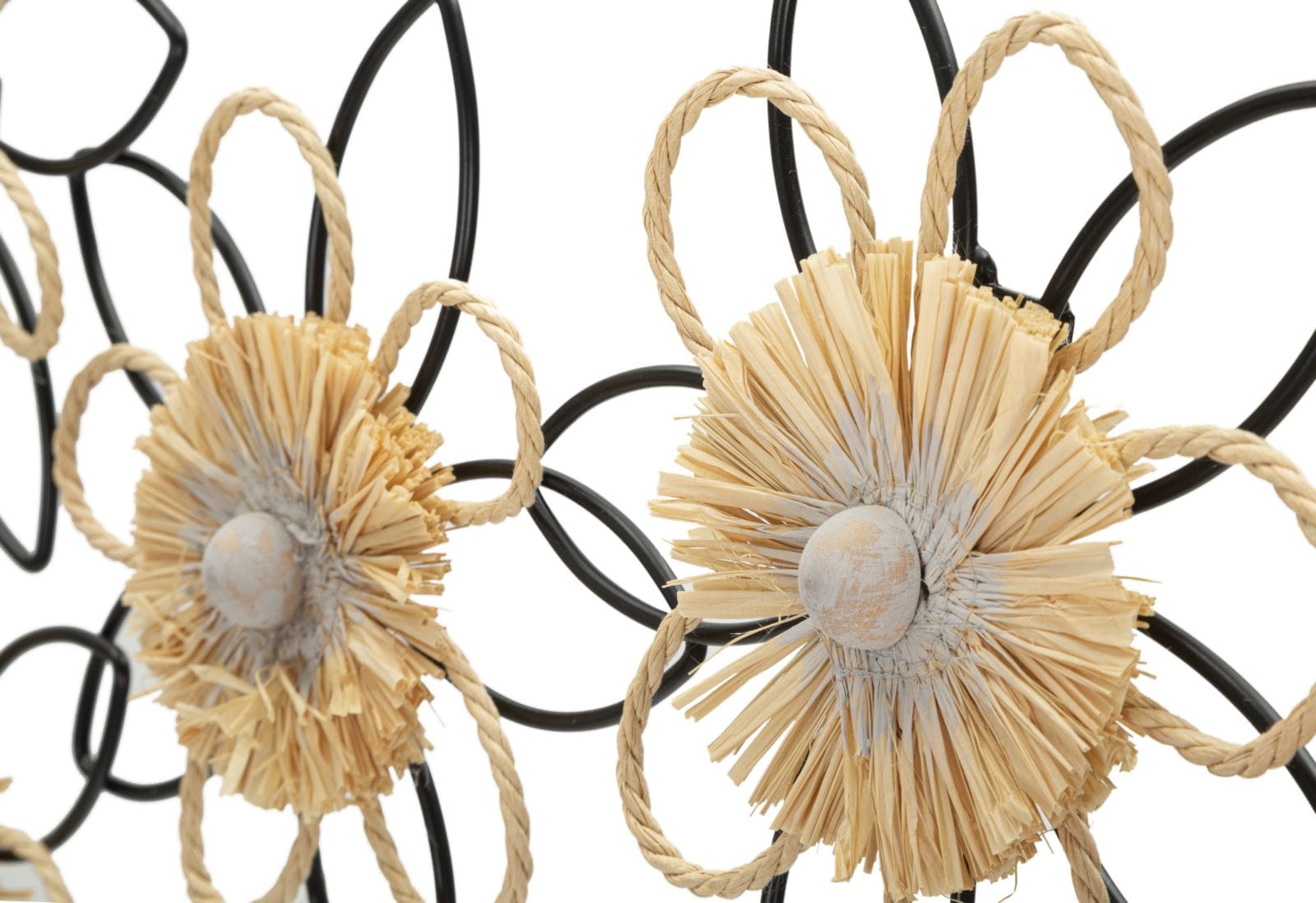 Pannelo In Ferro E Raffia Flow cm 60x4x35 (1)