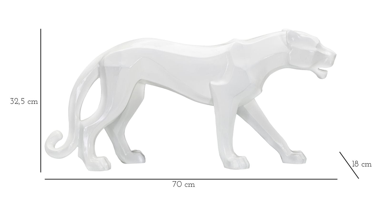 Pantera White cm 70x18x32,5 (7)