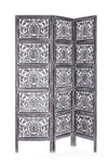 Bizzotto Paravento 3 pannelli Darika Antique Grigio