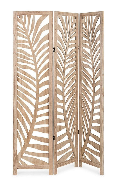 Bizzotto Paravento 3 pannelli Fern Naturale