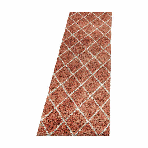 Passatoia Alvor 3401 Geometric Mattone & AYYTPCH-ALVOR3401TERRA-TRAVERSA