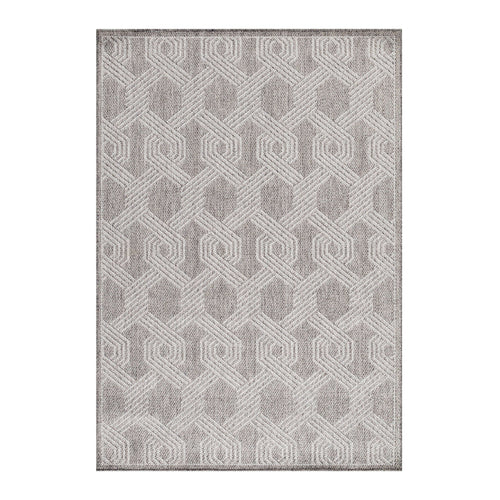 Passatoia Aruba 4904 Geometric Grigio & AYYTPCH-ARUBA4904GREY-TRAVERSA