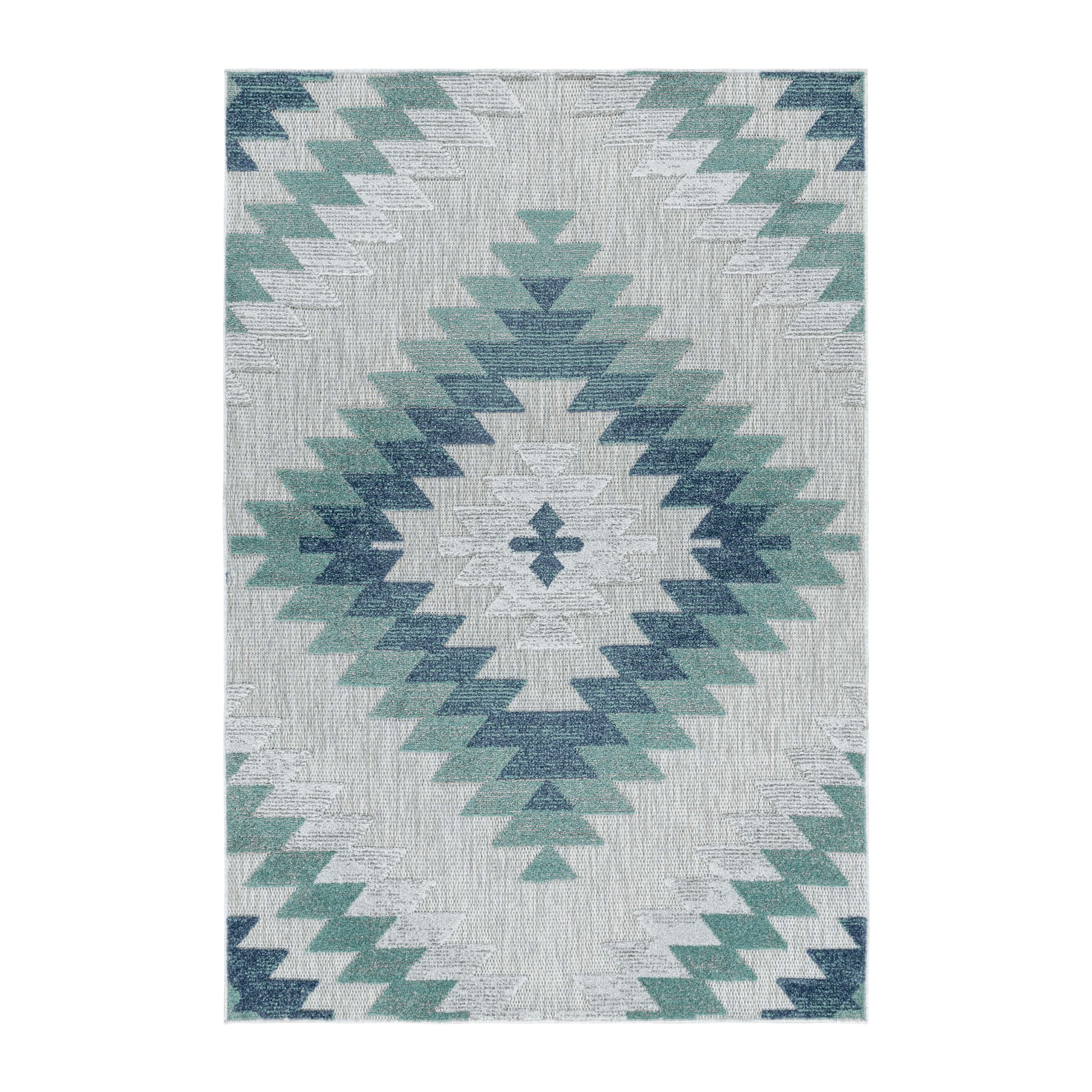 Passatoia Bahama 5154 Geometric Blu & AYYTPCH-BAHAMA5154BLUE-TRAVERSA