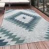 Passatoia Bahama 5154 Geometric Blu (1)