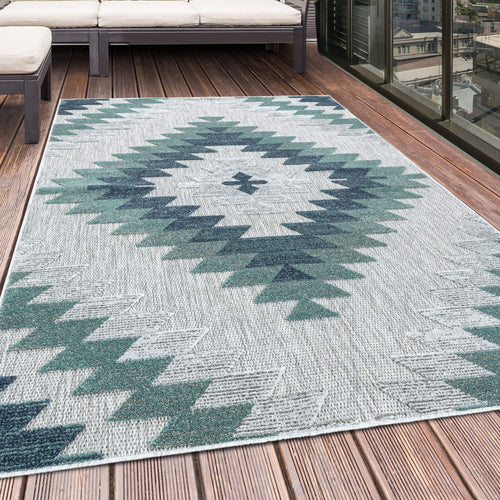 Passatoia Bahama 5154 Geometric Blu (1)