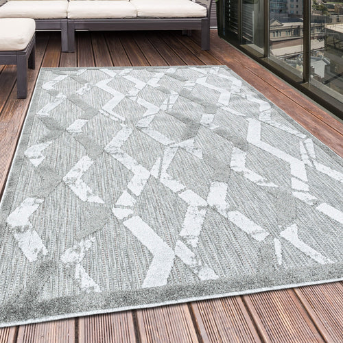 Ayyildiz Teppiche Passatoia Bahama 5158 Boho Design Grigio