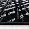 Passatoia Base 2810 Geometric Nero (1)