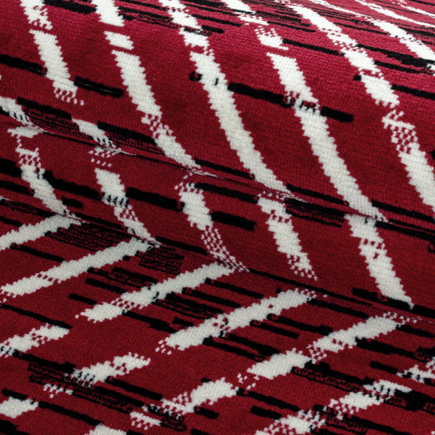 Passatoia Base 2810 Geometric Rosso (3)