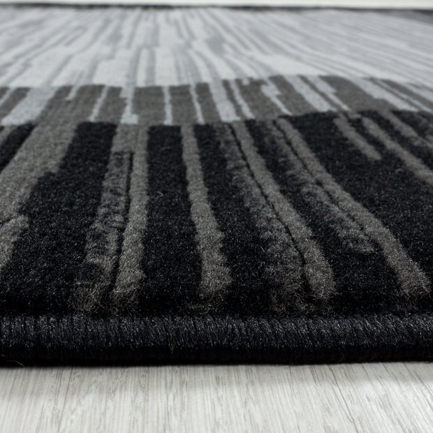Passatoia Base 2820 Geometric Nero (1)
