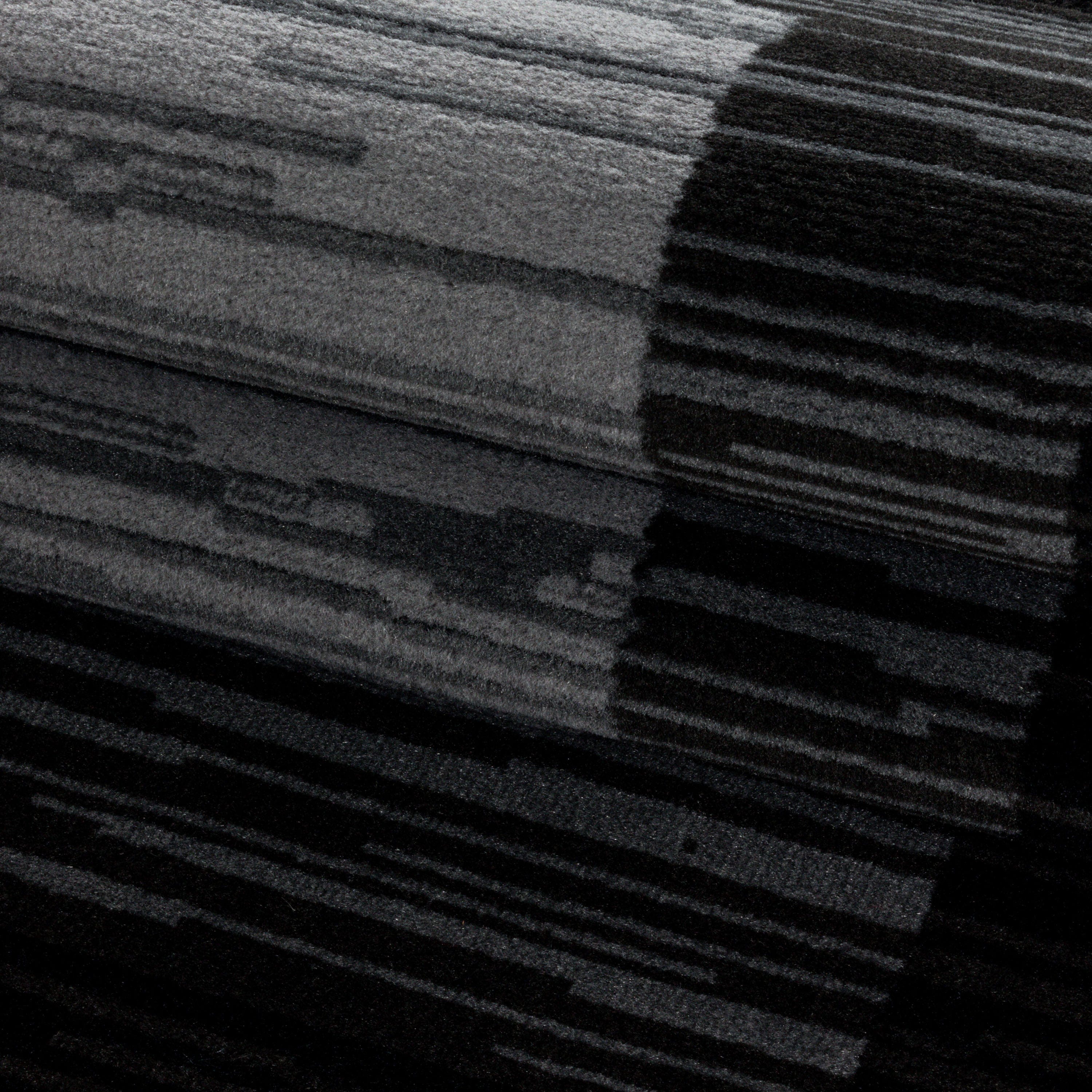 Passatoia Base 2820 Geometric Nero (3)