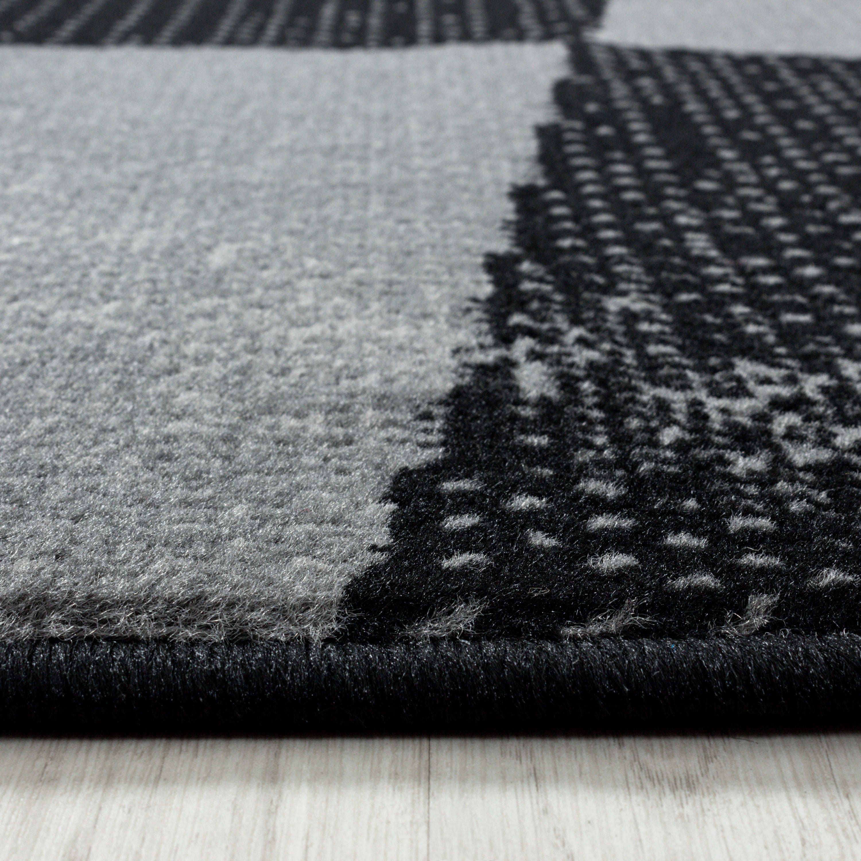Passatoia Base 2830 Geometric Nero (1)