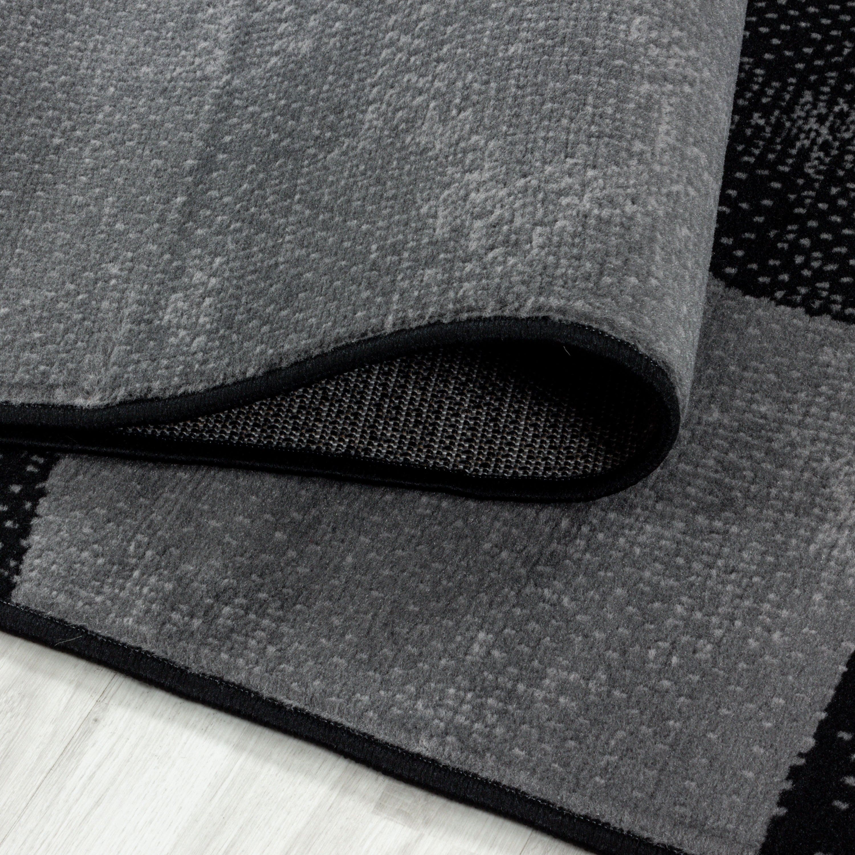 Passatoia Base 2830 Geometric Nero (2)
