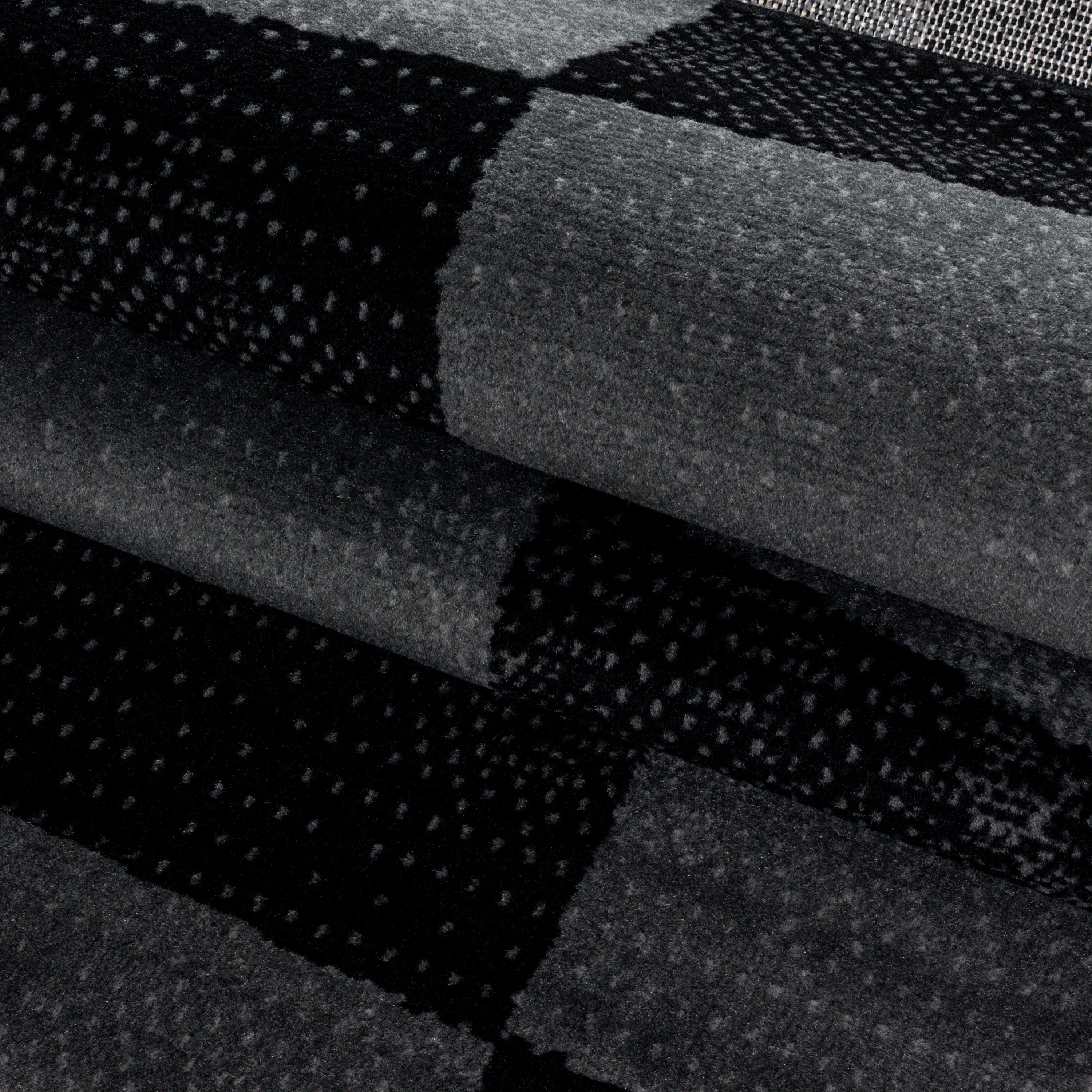 Passatoia Base 2830 Geometric Nero (3)