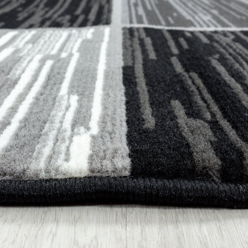 Passatoia Base 2840 Geometric Nero (1)