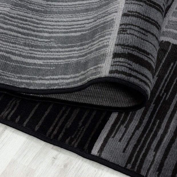 Passatoia Base 2840 Geometric Nero (2)