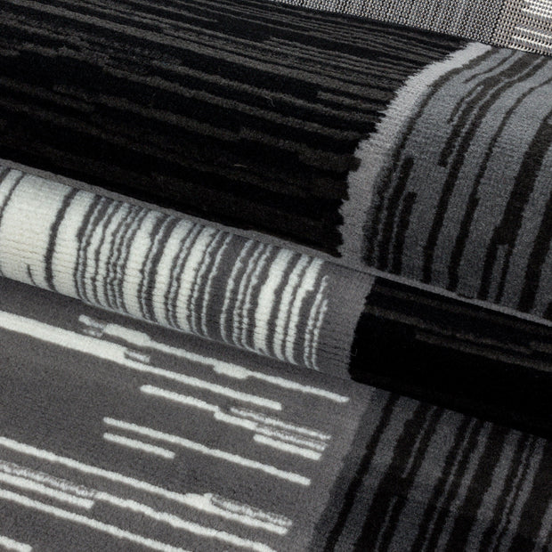 Passatoia Base 2840 Geometric Nero (3)
