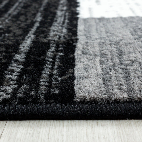 Passatoia Base 2850 Geometric Nero (1)