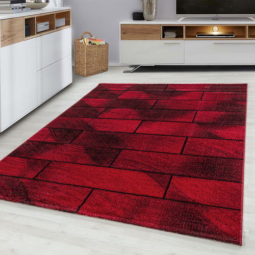 Ayyildiz Teppiche Passatoia Beta 1110 Geometric Rosso