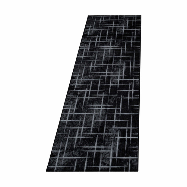 Passatoia Costa 3521 Striped Nero & AYYTPCH-COSTA3521BLACK-TRAVERSA
