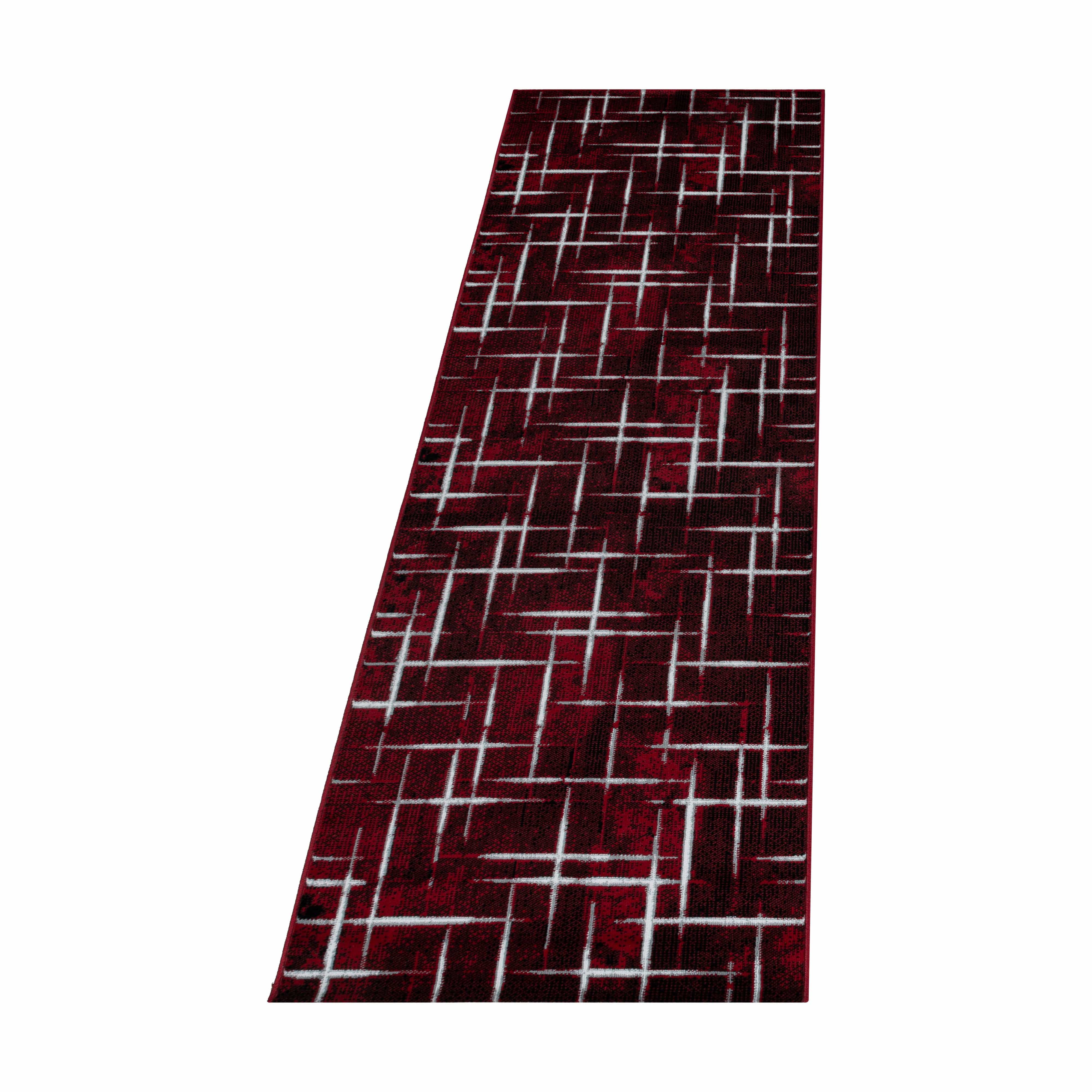 Passatoia Costa 3521 Striped Rosso & AYYTPCH-COSTA3521RED-TRAVERSA
