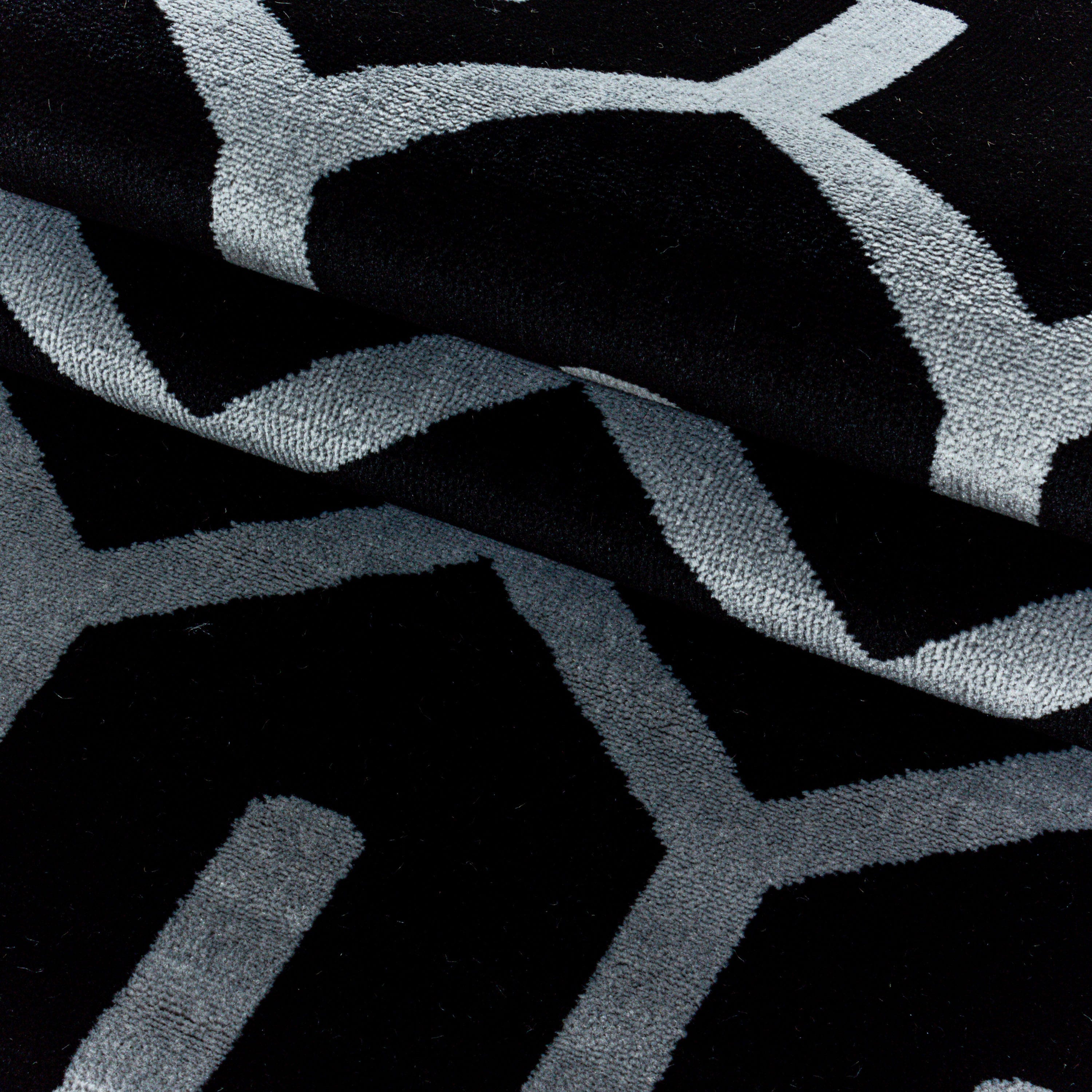 Passatoia Costa 3524 Geometric Nero (2)