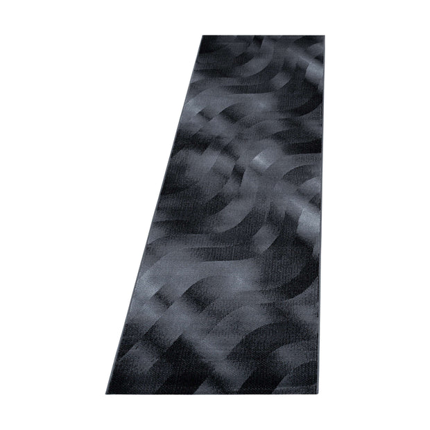 Passatoia Costa 3529 Abstract Waves Nero & AYYTPCH-COSTA3529BLACK-TRAVERSA