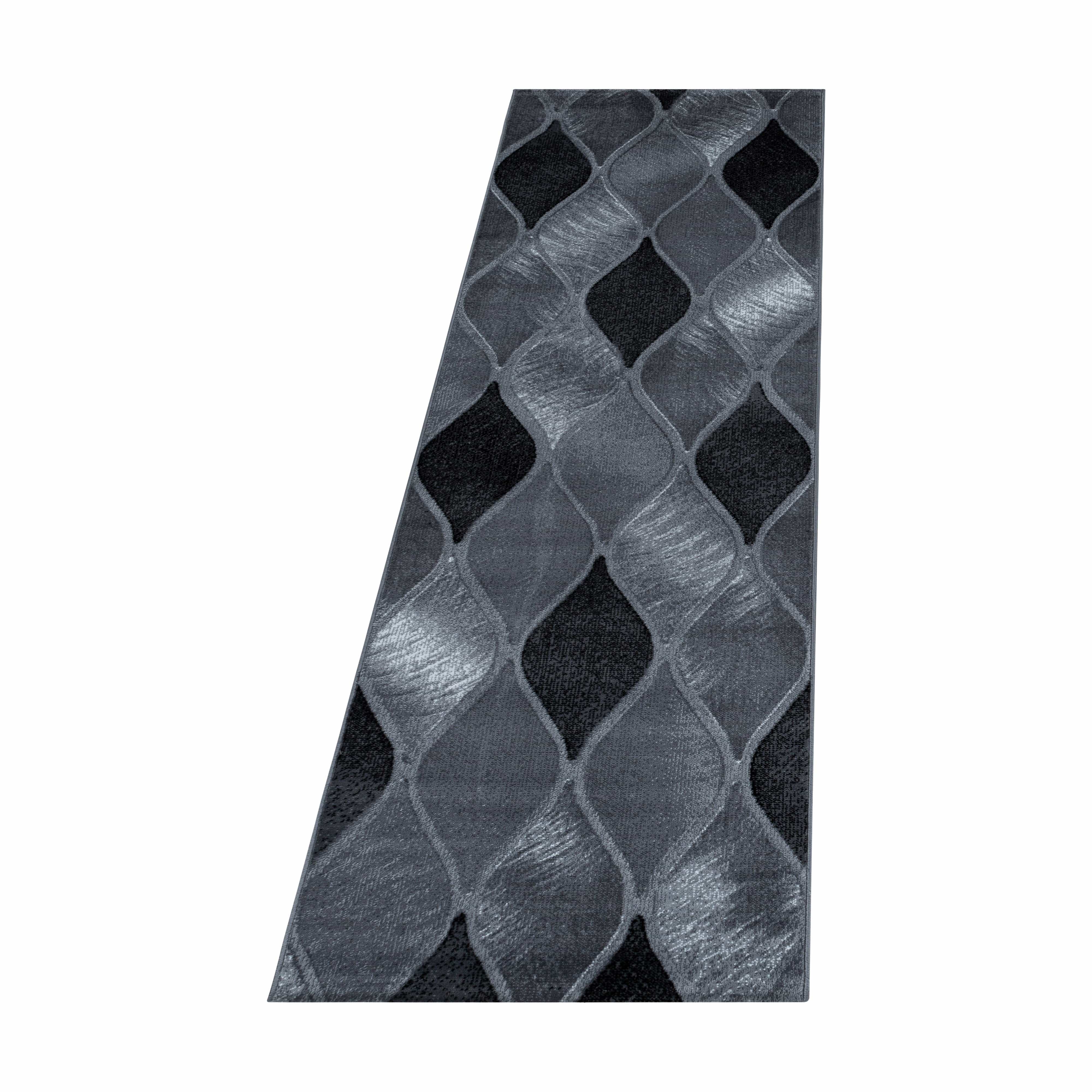 Passatoia Costa 3530 Geometric Nero & AYYTPCH-COSTA3530BLACK-TRAVERSA