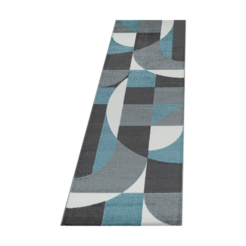 Passatoia Efor 3711 Geometric Blu & AYYTPCH-EFOR3711BLUE-TRAVERSA