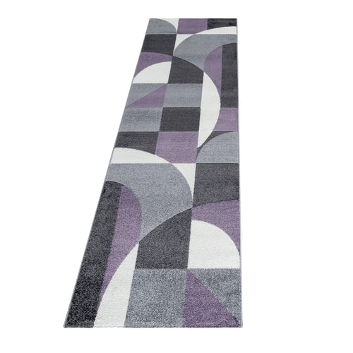 Passatoia Efor 3711 Geometric Violetto & AYYTPCH-EFOR3711VIOLET-TRAVERSA