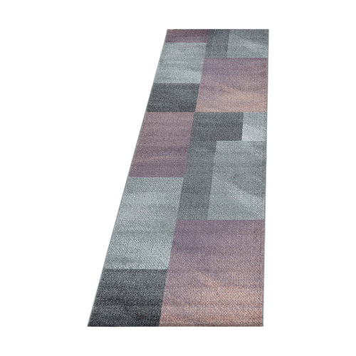 Passatoia Efor 3712 Abstract Checkered Rosa & AYYTPCH-EFOR3712ROSE-TRAVERSA