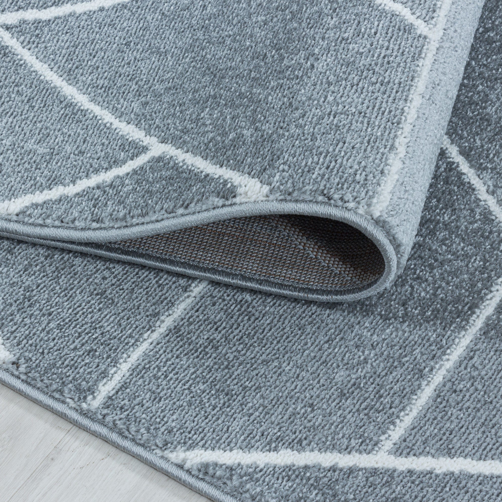 Passatoia Efor 3715 Geometric Grigio (2)